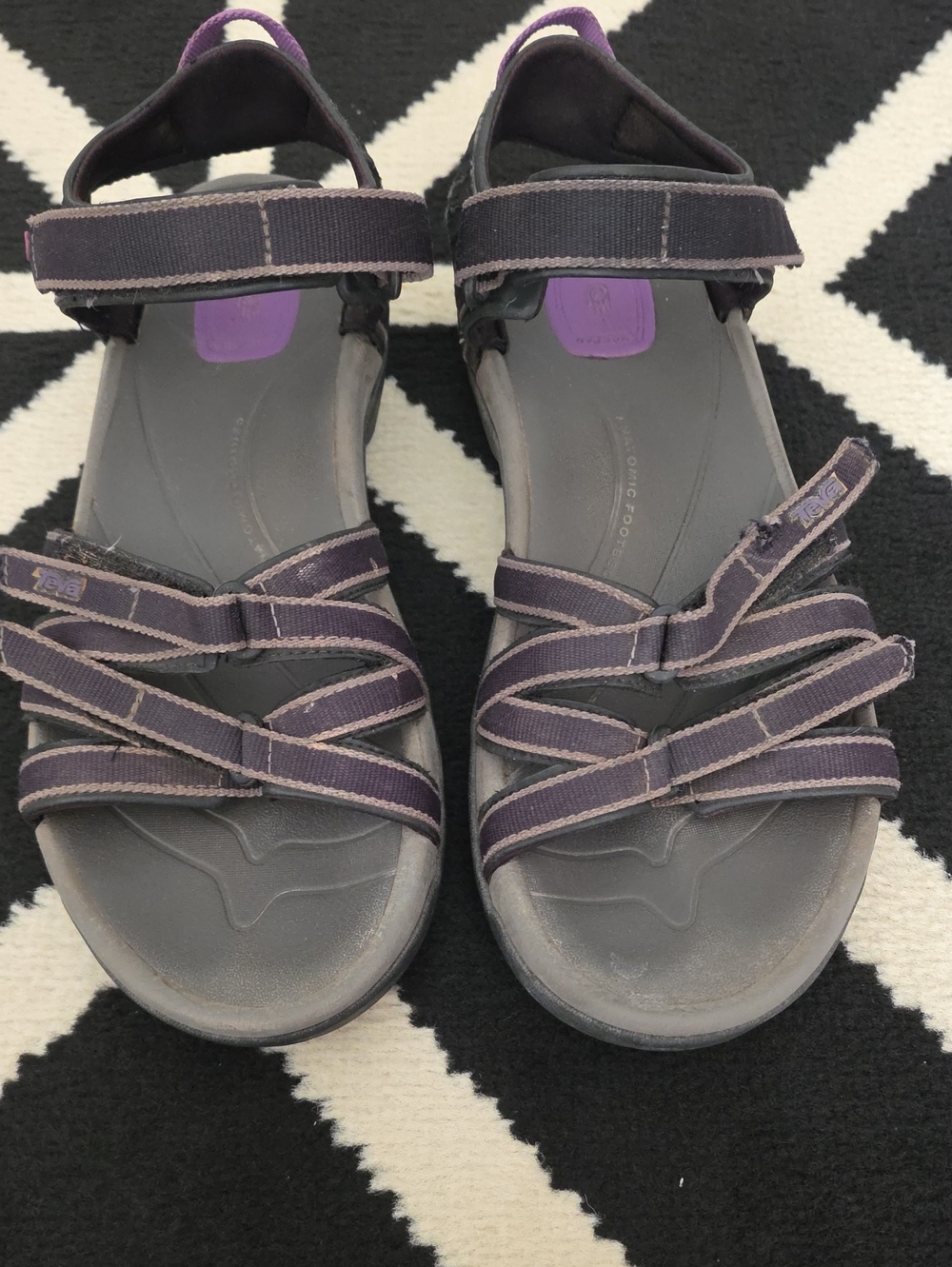 Teva Purple Strappy Outdoor Sandals for Women